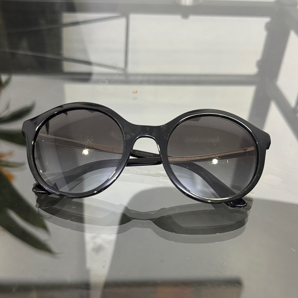 Dolce & Gabbana Glossy Black Sunglasses